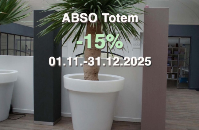 Promotion -15% sur les totems ABSO sans installation - Seulement du 01.11 au 31.12.2025 ! 9 Totem ABSO